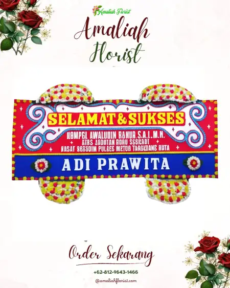 Papan Bunga Ucapan Selamat Sembowo
